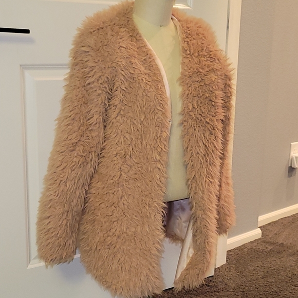 Teddy Bear Fur Jacket Size XL - Picture 1 of 12